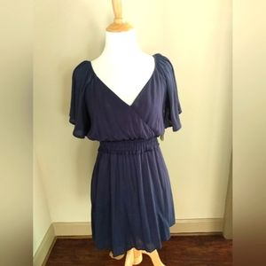 Altar'd State Navy high waist mini dress